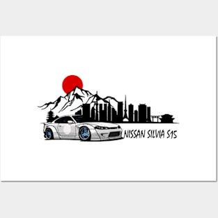 Nissasn Silvia S15, JDM Car Posters and Art